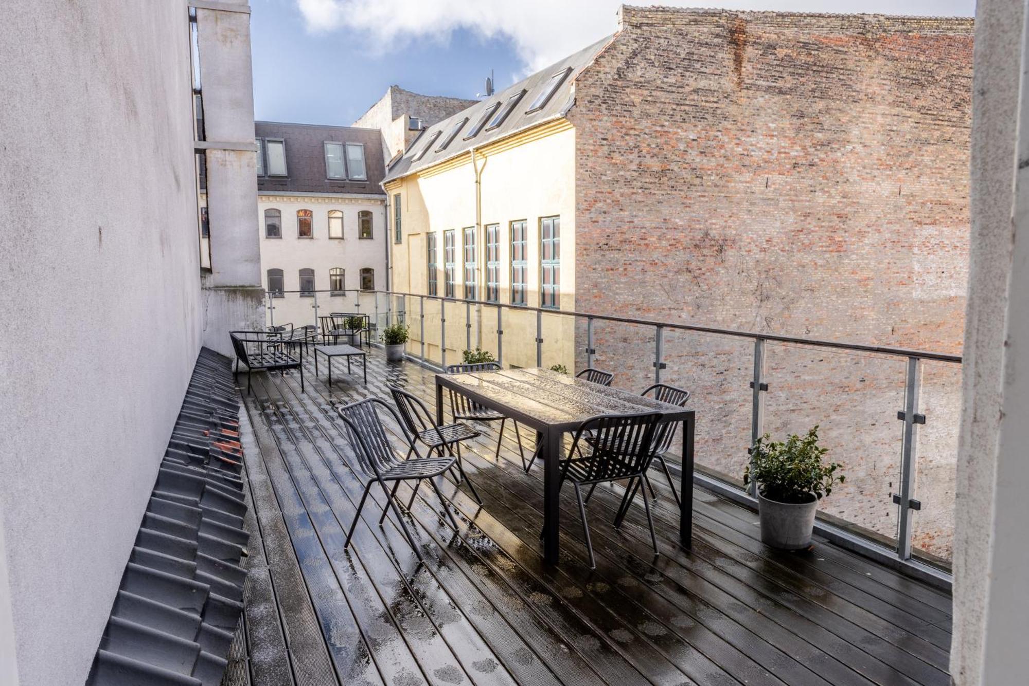 Penthouse W/rooftop Terrace In Latin Quarter Köpenhamn